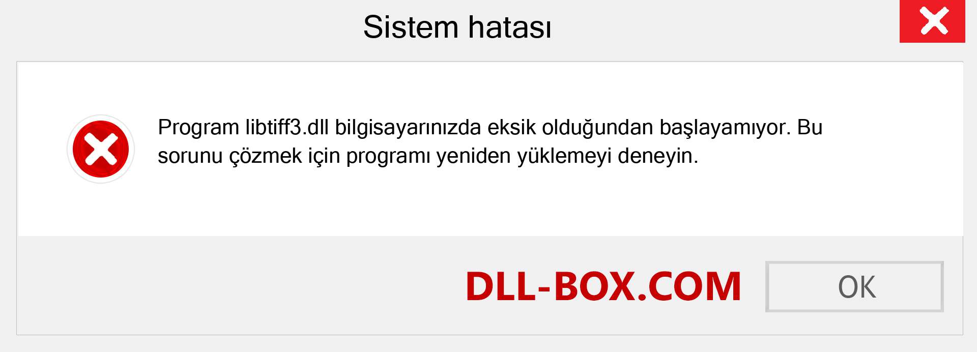 libtiff3.dll dosyası eksik mi? Windows 7, 8, 10 için İndirin - Windows'ta libtiff3 dll Eksik Hatasını Düzeltin, fotoğraflar, resimler